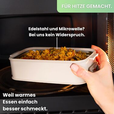 Бенто-ланчбокс 'Robin' 2700мл, 3 секції з приборами та відсіками, преміум нержавіюча сталь, BPA-free, велика ланчбокс для дорослих, Meal Prep, витокозахисний, підходить для мікрохвильової печі