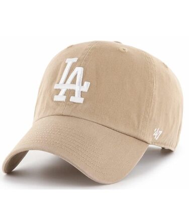 Кепка бейсболка 47 MLB Los Angeles Dodgers хакі/біла унісекс, розмір універсальний