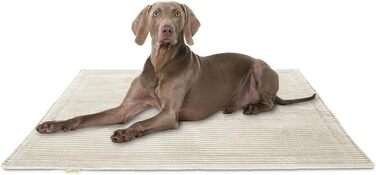 Лежанка для собак Knuffelwuff Timor 80x60 см - м'яка та зручна, з корду, для великих, середніх та маленьких собак, легко миється