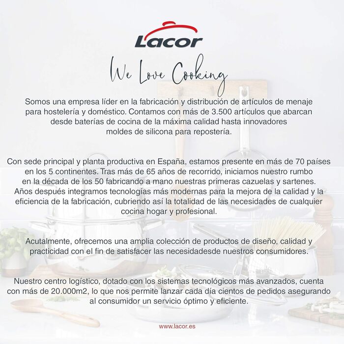 Сито з 4 змінними сітками Lacor, 23 см, для кухні, нержавіюча сталь