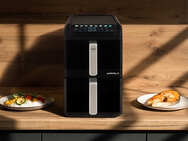 Аерофритюрниця вертикальна FR300 2700W, дві кошики, 10л