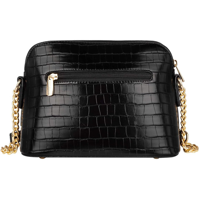 Сумка крос-боді David Jones жіноча зі штучної шкіри (екошкіра) чорного кольору з ланцюжком - елегантна повсякденна та вечірня сумка-клатч