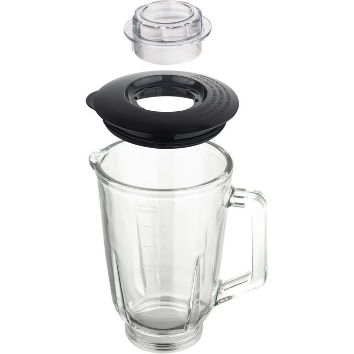 Стійкий міксер 1400 Вт з скляною чашею 1,5 л, BPA-free, 6 лез з нержавіючої сталі, для приготування смузі, блендер, подрібнювач льоду (червоний)