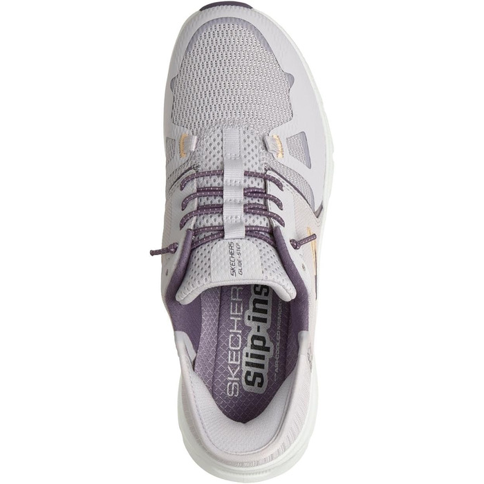 Кросівки Skechers Glide-Step Vibey Hands Free Slip-ins для жінок (38.5 EU, фіолетовий сітчастий верх)