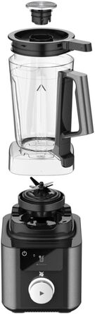 WMF High-Performance Stand Mixer with 1.75L Container - Ice Crushing, 1600W, 13,500 RPM - Smoothie Maker, Blender, Kitchen Mixer, Electric Milkshake Maker - Quiet Operation