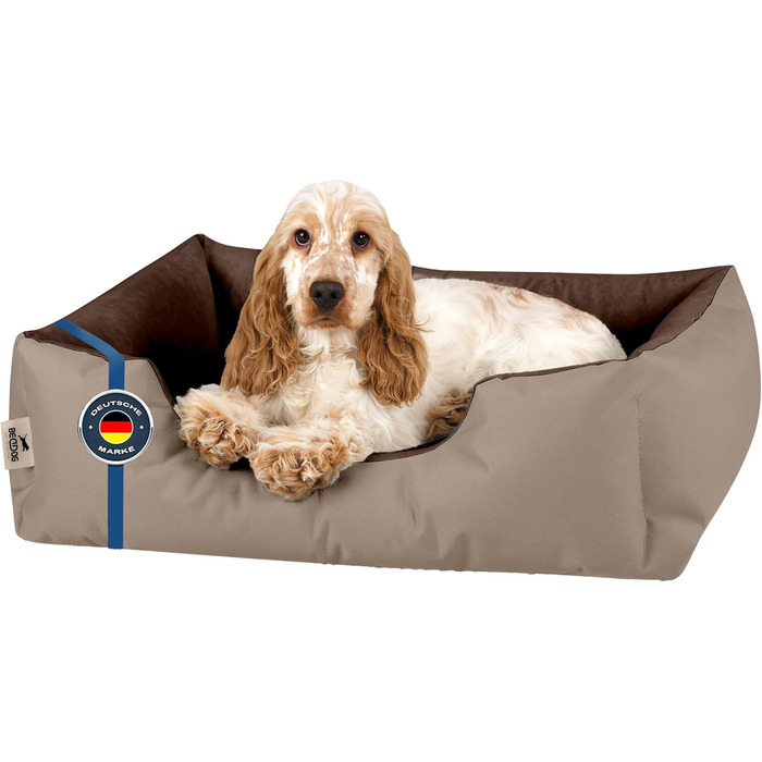 Лягушкове ліжко для собак BedDog M - м'яке, зручне, знімний чохол, для маленьких собак