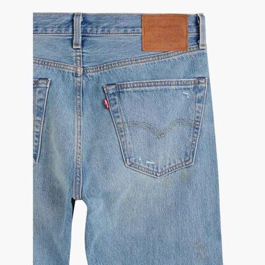 Джинси Levi's 501 Original Fit чоловічі, класичний крій, синій денім