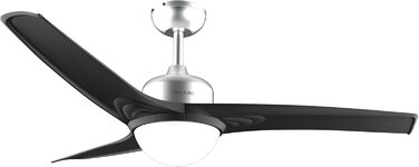 Стельовий вентилятор Cecotec EnergySilence Aero 470 106 см з пультом, чорний металік (діаметр 132 см, 55 Вт, 3 швидкості, зимовий режим)