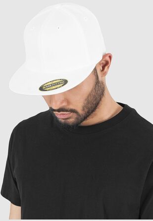 Шапка Flexfit Unisex Premium 210 Fitted (S, Біла) - Розмір S, Оригінал