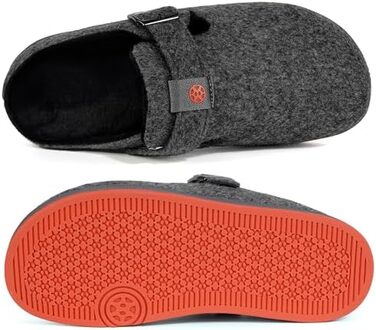 Тапочки з фетру Gaatpot Filzclog, теплі домашні тапочки для жінок та чоловіків, розмір 36-46, сірий колір