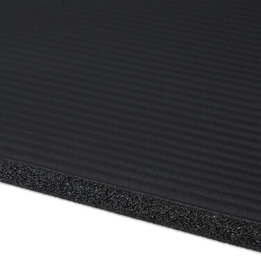 Relaxdays Yoga Mat, 1 cm thick, solid color