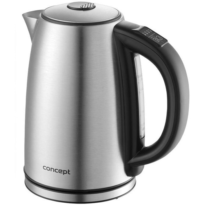 Електричний чайник Concept RK3350, 2200 Вт, 1,7 л, сріблястий/сірий