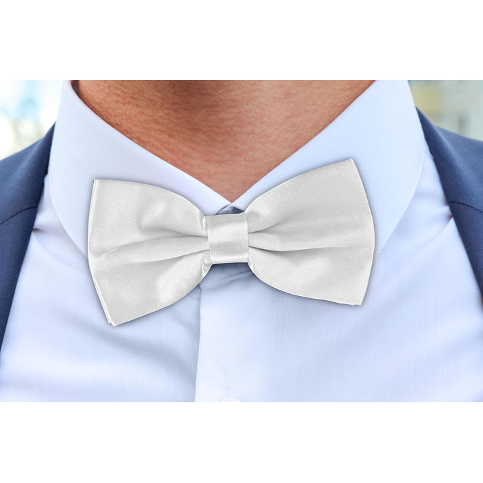 Комплект підтяжок та метелика для смокінга білий (3 предмети) – елегантний аксесуар для урочистих подій