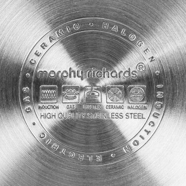 Набір каструль Morphy Richards Equip, 3 шт., нержавіюча сталь