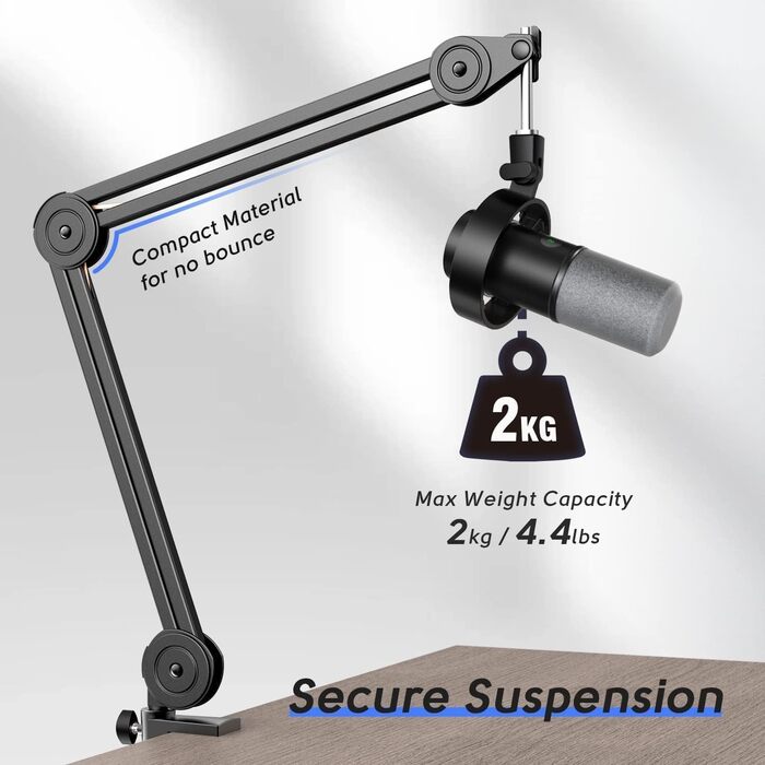 FIFINE XLR мікрофон з кріпленням, USB мікрофон для запису, геймінгу, YouTube, подкастів, конференцій, PS4/5, Mac, мікшера, звукової карти (AM8+BM63)