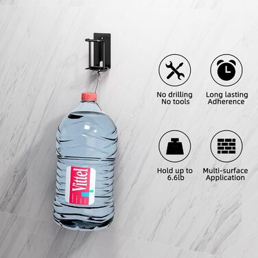 Тримач для зубних щіток GAViA для ванної кімнати з дозатором пасти, органайзер для електричних зубних щіток, чорний