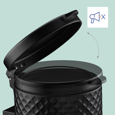 Relaxdays Cosmetic Containers Wall Mounting 5 Liter