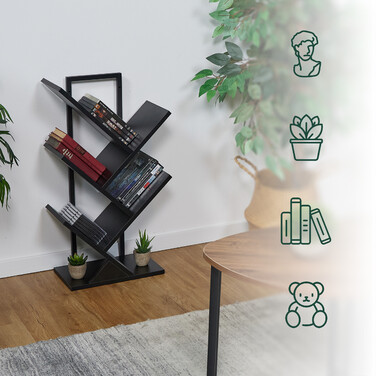 Стелаж Relaxdays на 4 полиці