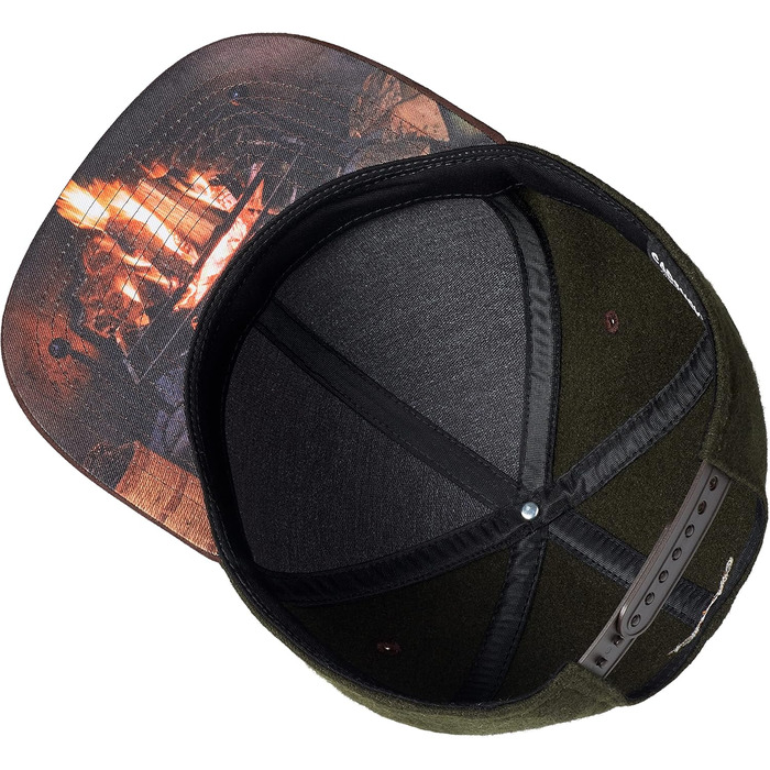 Кепки Snapback Cadency® для чоловіків та жінок, унікальні, з індивідуальним дизайном, бейсболки з прямим козирком, унісекс, регульовані, теплі зимові - темно-зелені