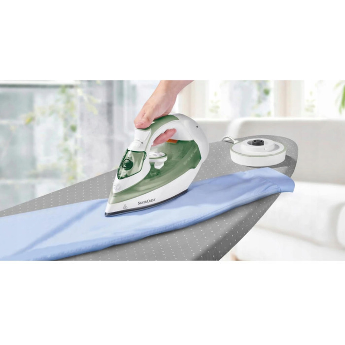 Бездротова парова праска SILVERCREST SDBK 2400 E1, 2400 Вт, зелена