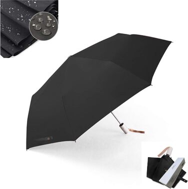 Сонцезахисний складаний парасоль від Voy Lady – Рожевий з квітковим принтом (96 см)