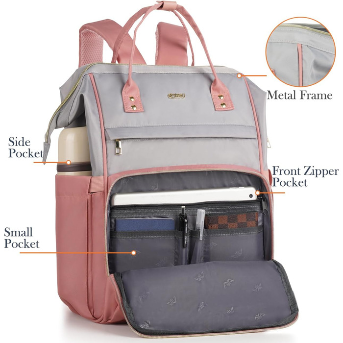 Жіночий рюкзак для школи та міста з відділенням для ноутбука 15.6