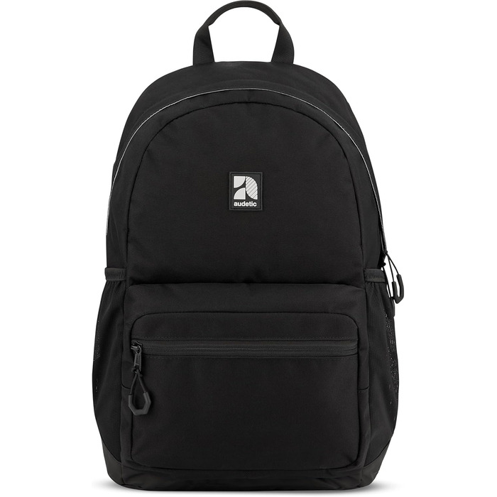 Шкільний рюкзак для дівчаток та хлопців-підлітків Flex - рюкзак для жінок та чоловіків з відділенням для 16-дюймового ноутбука для школи та дозвілля - водовідштовхуючий (Чорний)