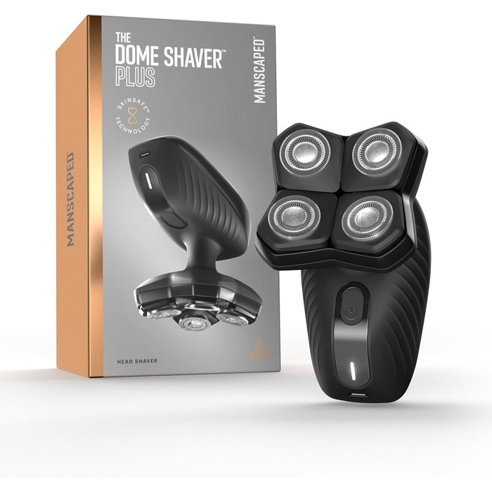 MANSCAPED® The Dome Shaver™ Plus - Електричний голкострум для тіла чоловічий, USB-C, SkinSafe® та FlexAdjust