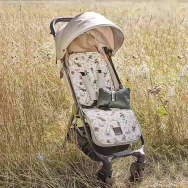 Elodie Details Universal Stroller Seat Liner Reversible Padded and Washable Insert Stroller CosyCushion Buggy Liner - Meadow Blossom
