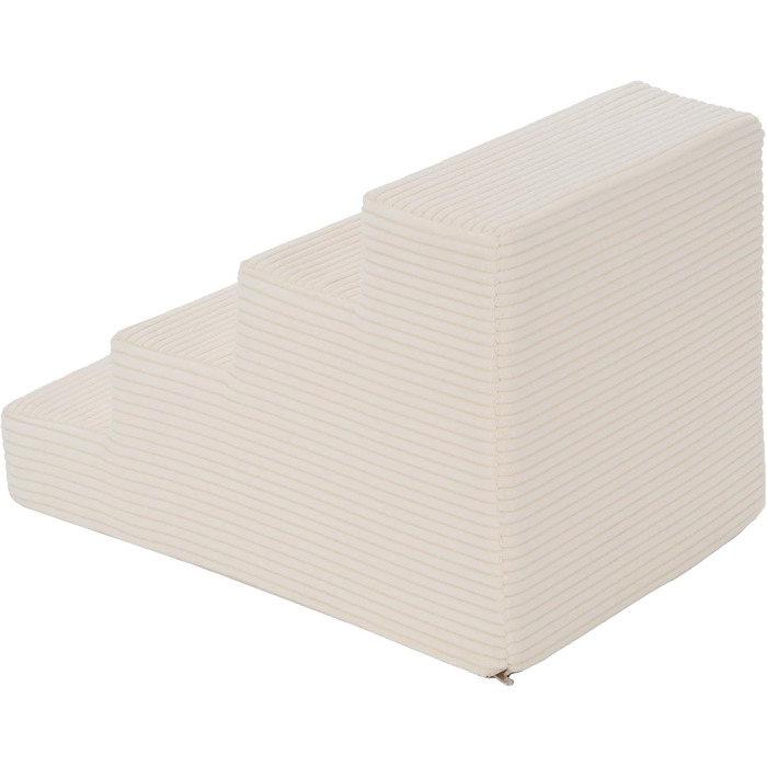 Сходи для собак Velinda з 4 сходинками, сходи для котів, сходи для домашніх тварин, допомога у вході, пінопласт (колір: ) (кремовий)