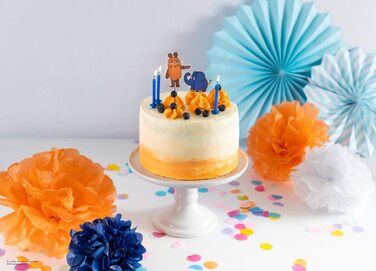 Форма для випічки Dr. Oetker DieMaus Ø26 см, кругла, з антипригарним покриттям (оранжево-кремовий)