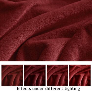 Плед з мікрофібри KMUSET, теплий та м'який, 150x180 см, білий