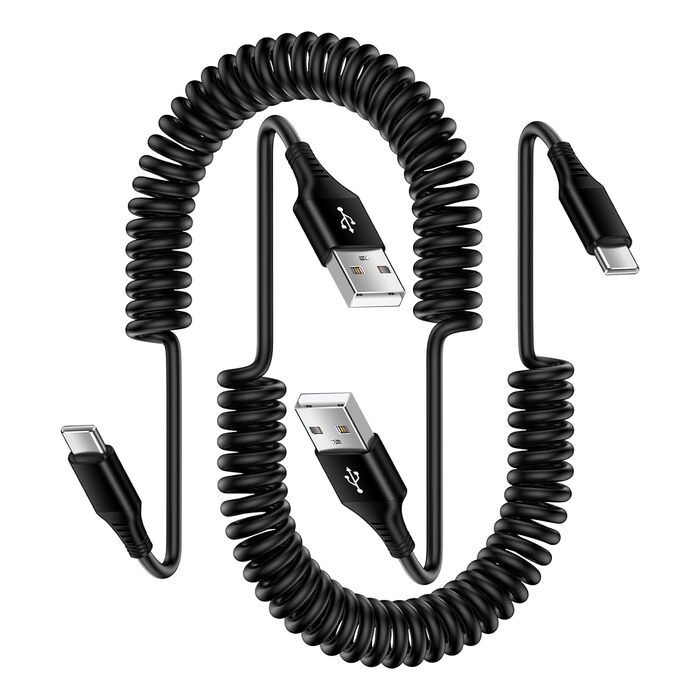 Кабель USB Type-C, 3 шт. (3M+2M+1M) для Samsung, Huawei, Xiaomi. Швидка зарядка, передача даних, нейлон.