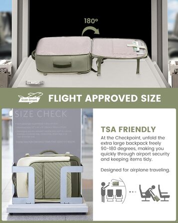 LOVEVOOK Рюкзак для жінок, великий, ручна поклажа, 17.3