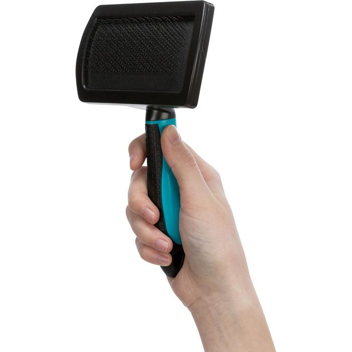 Тріксі Щітка для собак та котів #24132 | Розпушувач та захисне покриття | 12 x 20 см