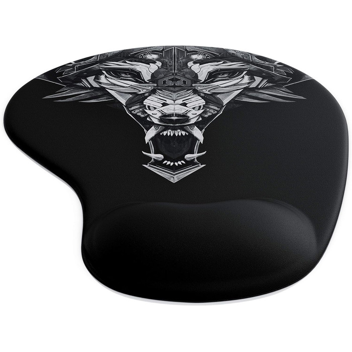 Кисетковий Mousepad CSL Titanwolf для геймінгу з підкладкою для зап'ястя - чорний
