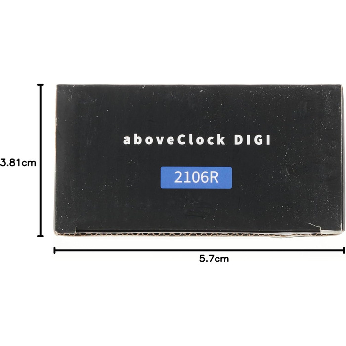 Цифровий будильник aboveClock з дерев'яним корпусом: LCD-дисплей з температурою та датою, функція Snooze, підсвічування, для спальні
