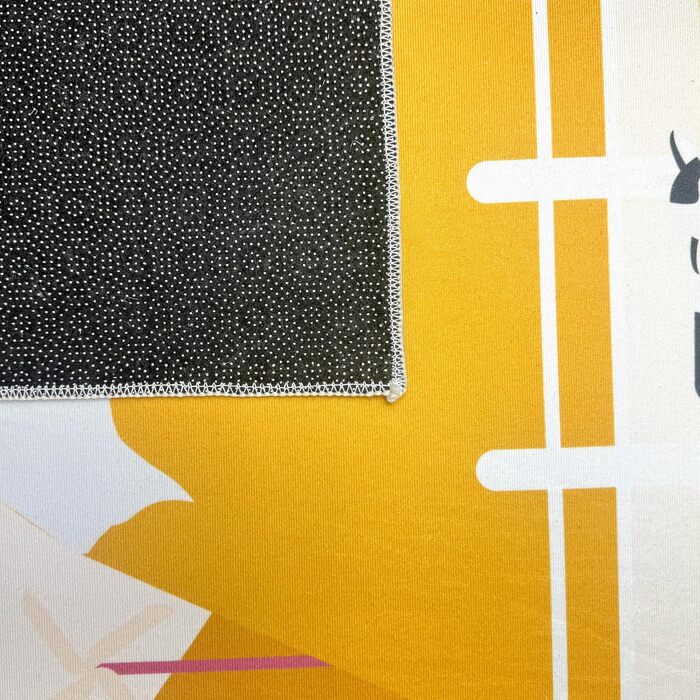 Дитячий килим Teppich-Traum з міською картиною, сірий, 80x150 см (прямокутний, бежевий)