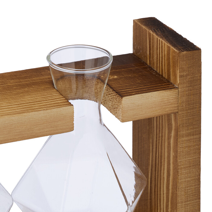 Relaxdays Reagent Tube Vase with Stand