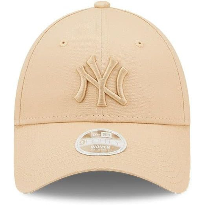 Кепка New Era New York Yankees MLB Essential 9Forty Adjustable Beige для жінок