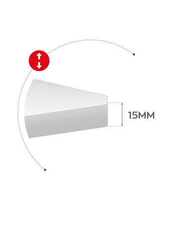 Кутовий ігровий стіл Huzaro HERO 7.0 з підстаканниками, білий