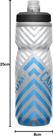 Пляшка для води CAMELBAK Podium Chill спортивна, для бігу, велоспорту та туризму, ізоляційна, 620 мл