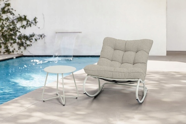 Комплект садових меблів Focus Garden, метал, бежевий, 2 предмети