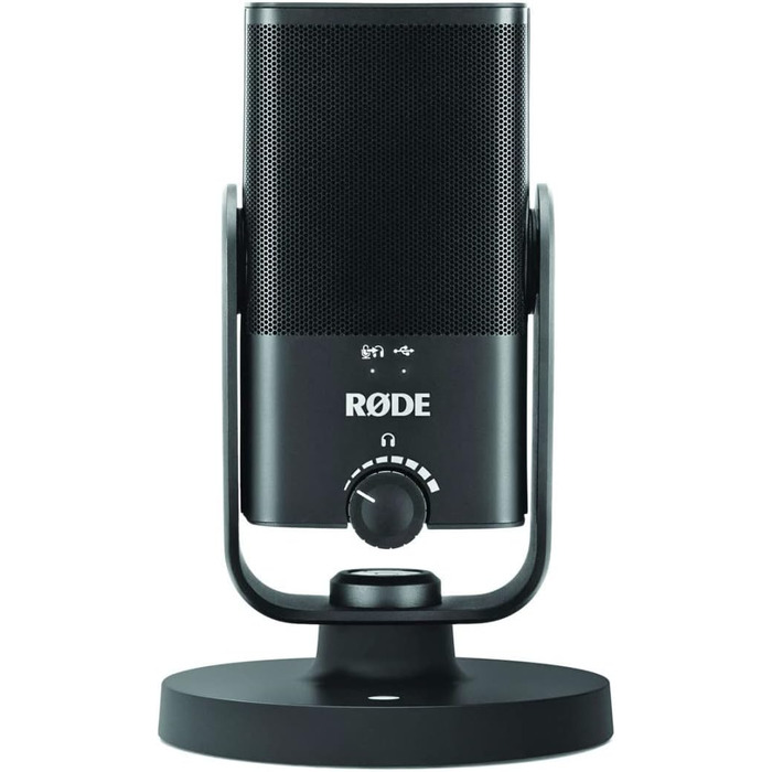Мікрофон конденсаторний USB Rode NT-USB+ з гнучким кронштейном Keepdrum MS138 (чорний) + навушники NTH100 + тканина