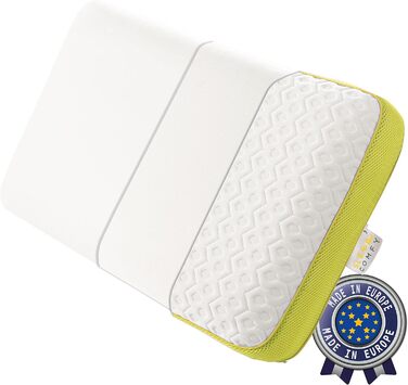 SLEEP COMFY Premium Soft AIR-MESH Neck Pillow, Smart Memory Foam Pillow, Ergonomic, Orthopedic Neck Pillow Head Pillow, Sleeping Pillow for Back Sleepers, Stomach Sleepers, Side Sleepers