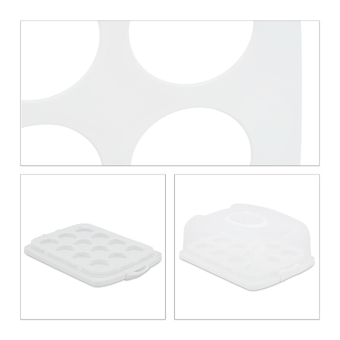 Relaxdays Rectangular Cake Box