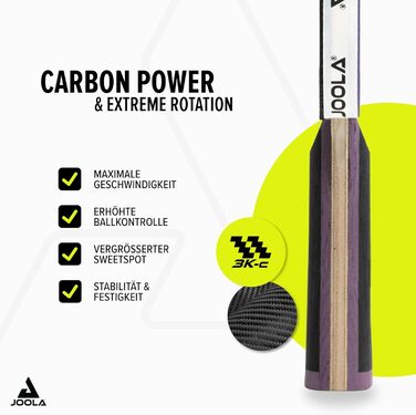 Набір для настільного тенісу JOOLA White Infinity Carbon – професійний набір з покриттям Micron+