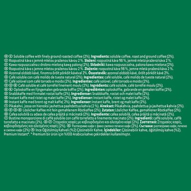 Розчинна кава Starbucks Premium Medium Roast, 100% арабіка, м'який та збалансований смак, 50 стіків по 2.3г