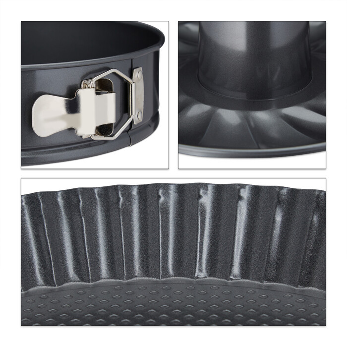 Relaxdays 5-Piece Cake Mold Set