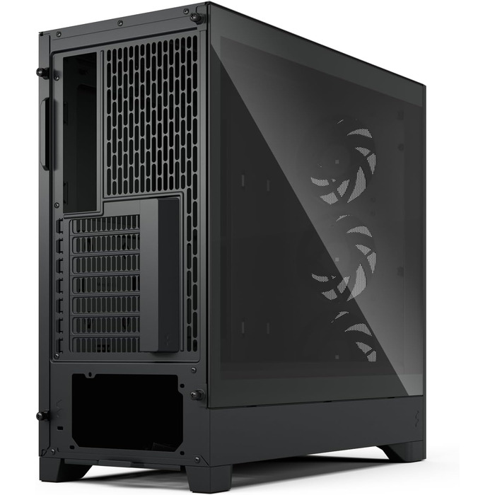 Корпус для ПК Fractal Design Pop Air 2 Black TG Mesh ATX, 3x 120 мм вентилятори, чорний, загартоване скло